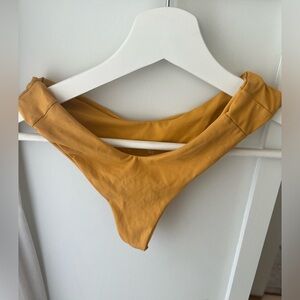 Stone Fox Swim yellow thing bikini bottoms size XS